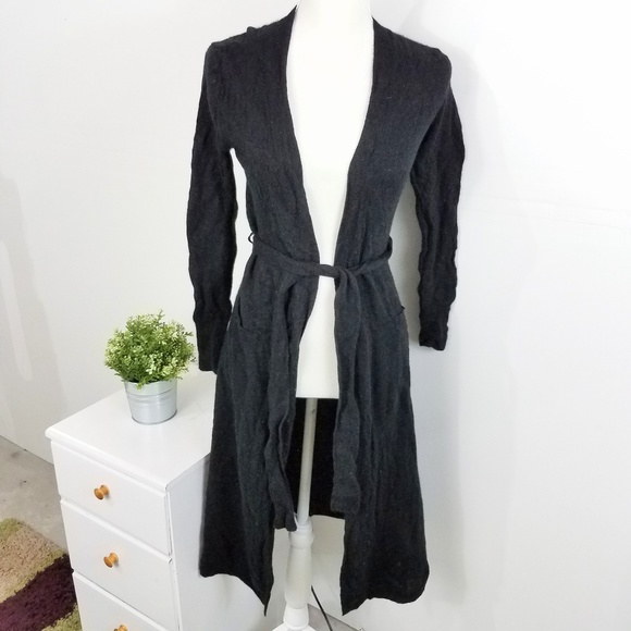 Nordstrom Other - Nordstrom Lingerie 100% Cashmere Black Robe XS
